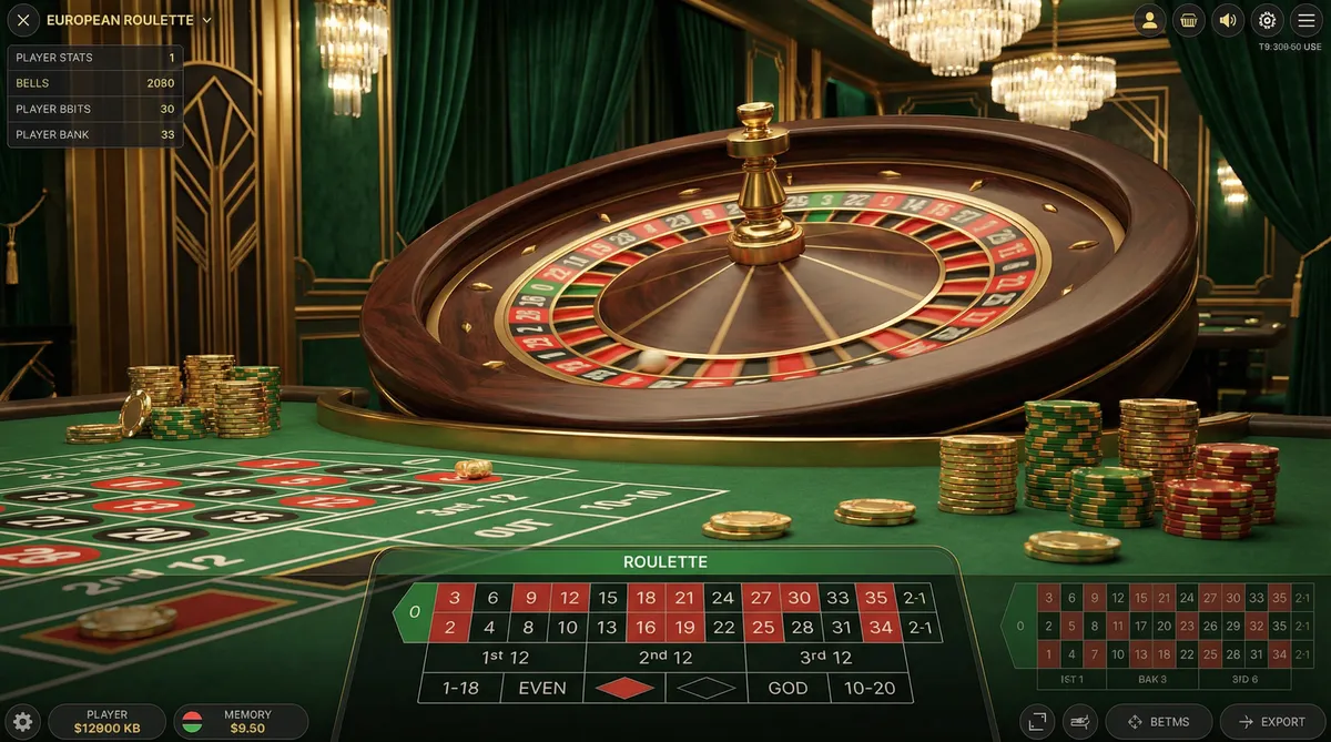 Roleta europeia jogo de cassino galerabet